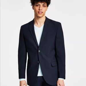 Men’s DKNY Modern-Fit Stretch Suit (Navy)
